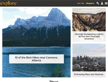 Tablet Screenshot of explore-mag.com